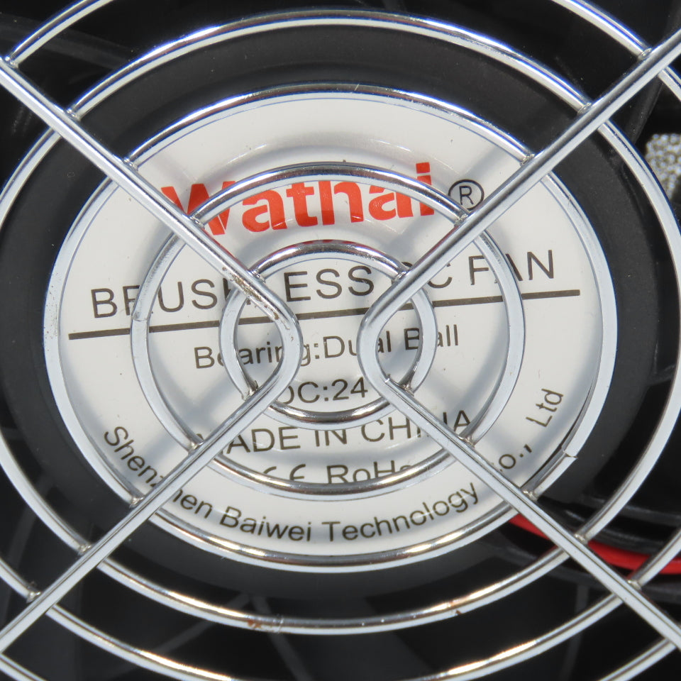 Wathai Brushless Computer Cabinet Cooling Fan 24V DC 4.75" x 4.75"