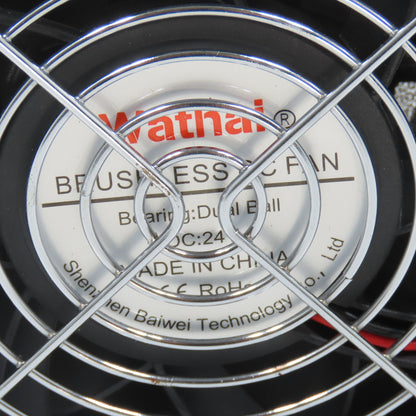 Wathai Brushless Computer Cabinet Cooling Fan 24V DC 4.75" x 4.75"