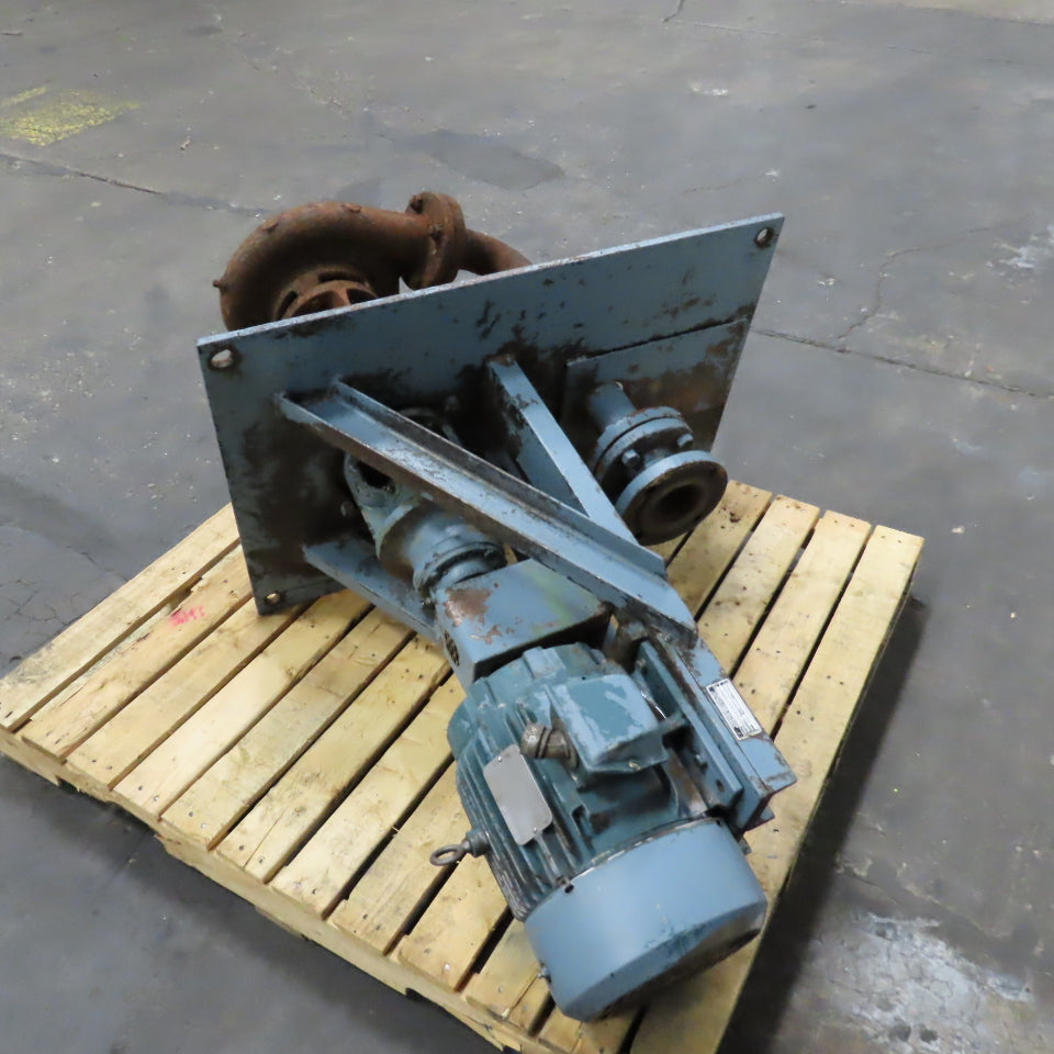 Carver 2-1/2 10HP Submersible Cantilever Vertical Pump 3PH 250GPM 60' Head Rusty