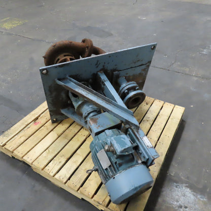 Carver 2-1/2 10HP Submersible Cantilever Vertical Pump 3PH 250GPM 60' Head Rusty