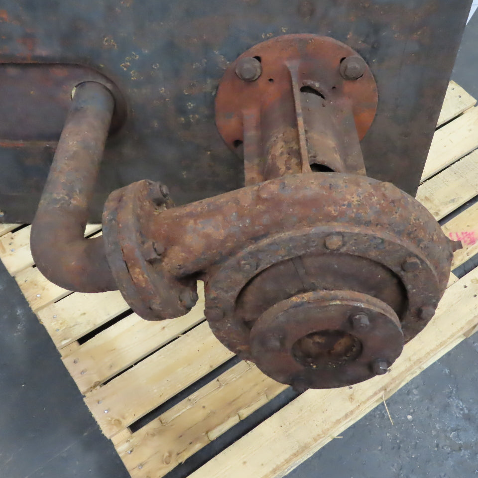 Carver 2-1/2 10HP Submersible Cantilever Vertical Pump 3PH 250GPM 60' Head Rusty