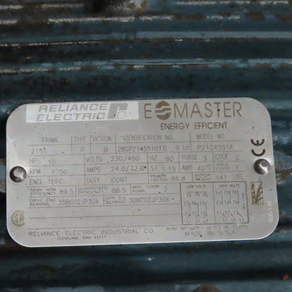 Carver 2-1/2 10HP Submersible Cantilever Vertical Pump 3PH 250GPM 60' Head Rusty