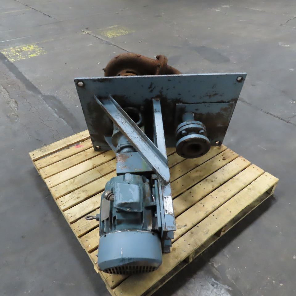 Carver 2-1/2 10HP Submersible Cantilever Vertical Pump 3PH 250GPM 60' Head Rusty