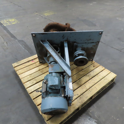 Carver 2-1/2 10HP Submersible Cantilever Vertical Pump 3PH 250GPM 60' Head Rusty