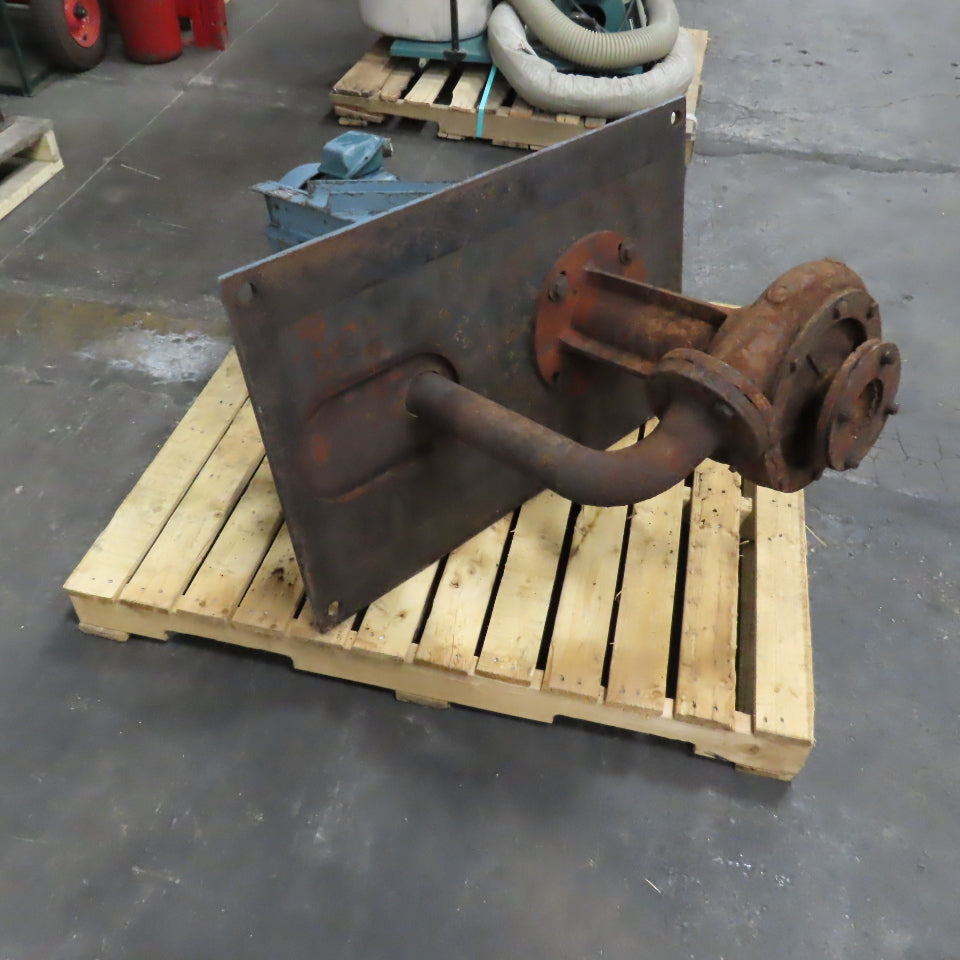 Carver 2-1/2 10HP Submersible Cantilever Vertical Pump 3PH 250GPM 60' Head Rusty