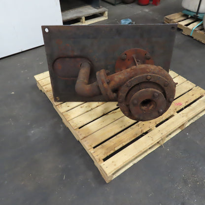 Carver 2-1/2 10HP Submersible Cantilever Vertical Pump 3PH 250GPM 60' Head Rusty