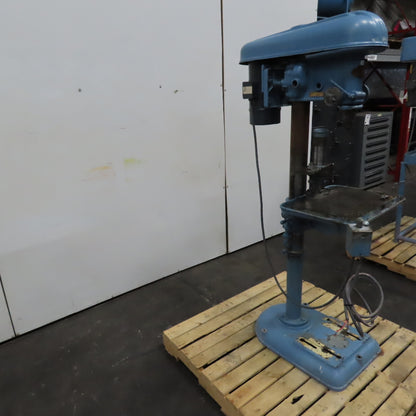 Delta 17" 1HP Vertical Floor Model Drill Press 230/460V 3PH W/ Reverse Tested