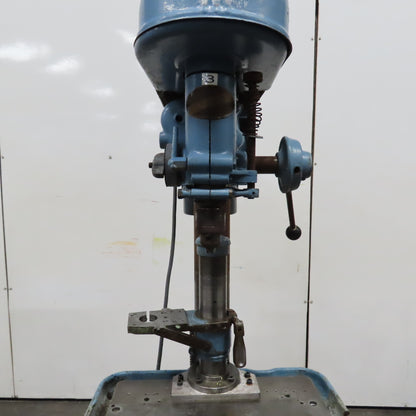 Delta 17" 1HP Vertical Floor Model Drill Press 230/460V 3PH W/ Reverse Tested