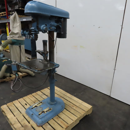 Delta 17" 1HP Vertical Floor Model Drill Press 230/460V 3PH W/ Reverse Tested