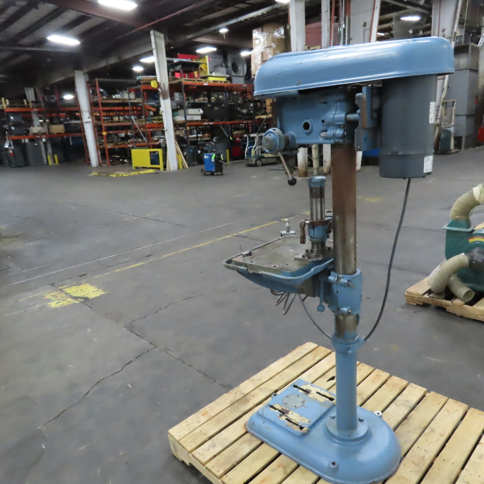 Delta 17" 1HP Vertical Floor Model Drill Press 230/460V 3PH W/ Reverse Tested