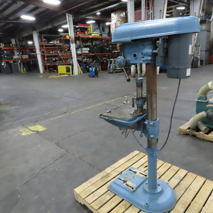 Delta 17" 1HP Vertical Floor Model Drill Press 230/460V 3PH W/ Reverse Tested