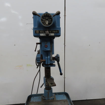 Clausing 1791 15" 1HP Vertical Floor Model Drill Press 230/460V 3PH W/ Reverse
