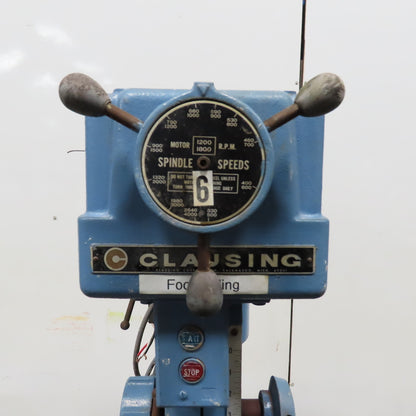 Clausing 1791 15" 1HP Vertical Floor Model Drill Press 230/460V 3PH W/ Reverse