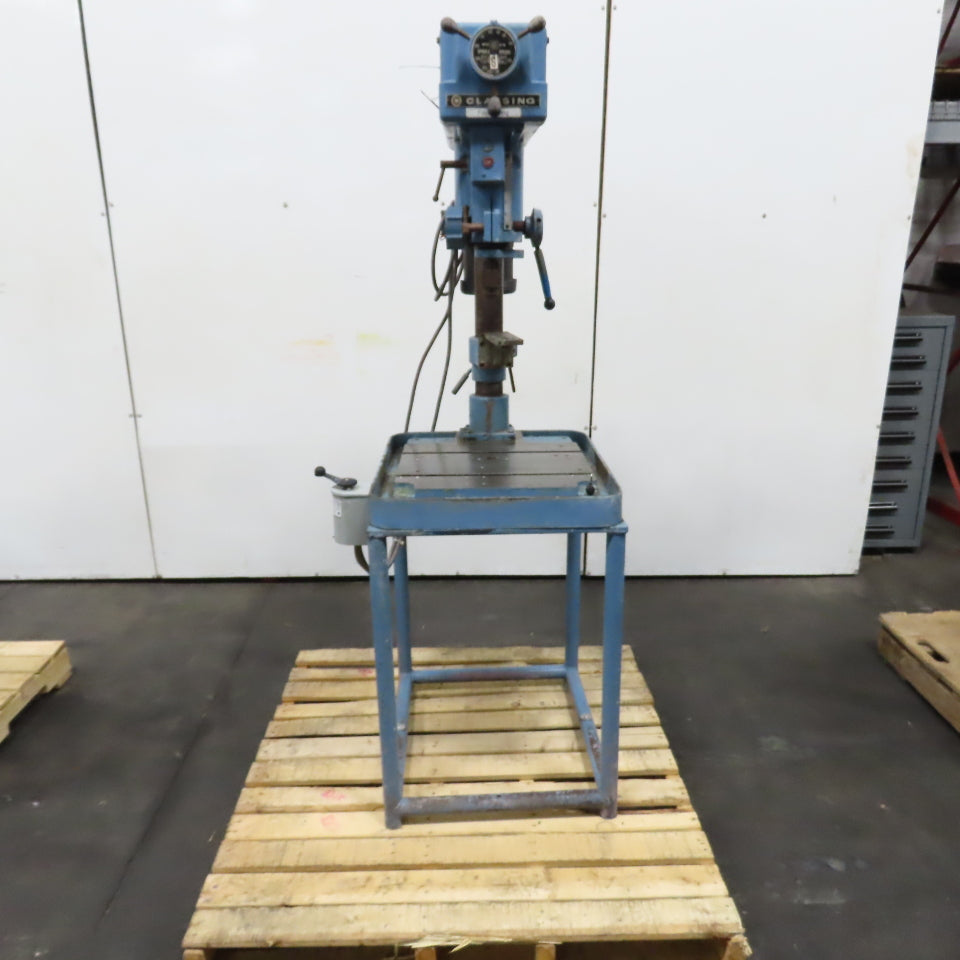 Clausing 1791 15" 1HP Vertical Floor Model Drill Press 230/460V 3PH W/ Reverse