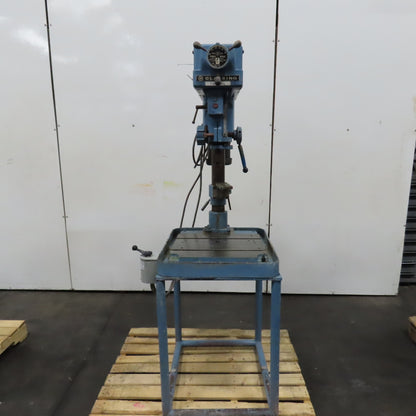 Clausing 1791 15" 1HP Vertical Floor Model Drill Press 230/460V 3PH W/ Reverse