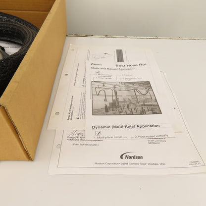Nordson 325763 Blue Series Hot Melt Hose 5/16" x 8' 240V AD-41 New