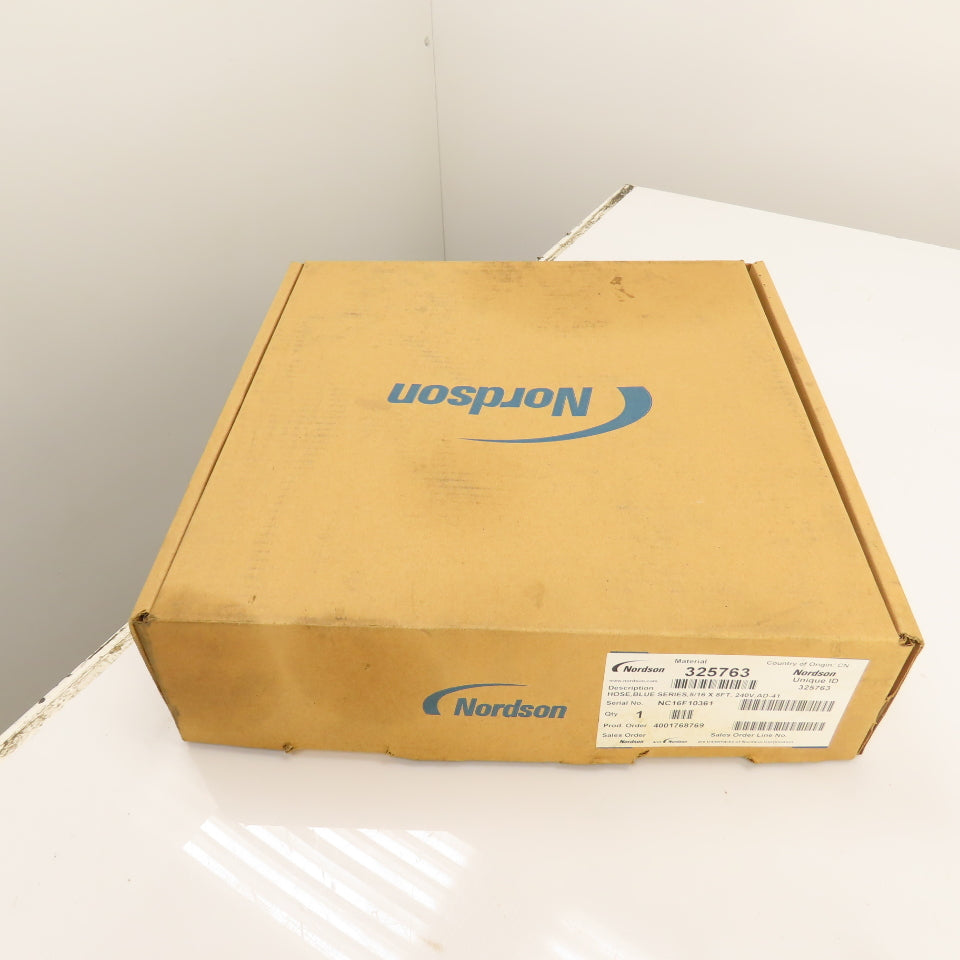 Nordson 325763 Blue Series Hot Melt Hose 5/16" x 8' 240V AD-41 New
