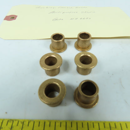 Grote 1026630 Bronze Bushing FL, .38, .50, .50 Lot Of 6