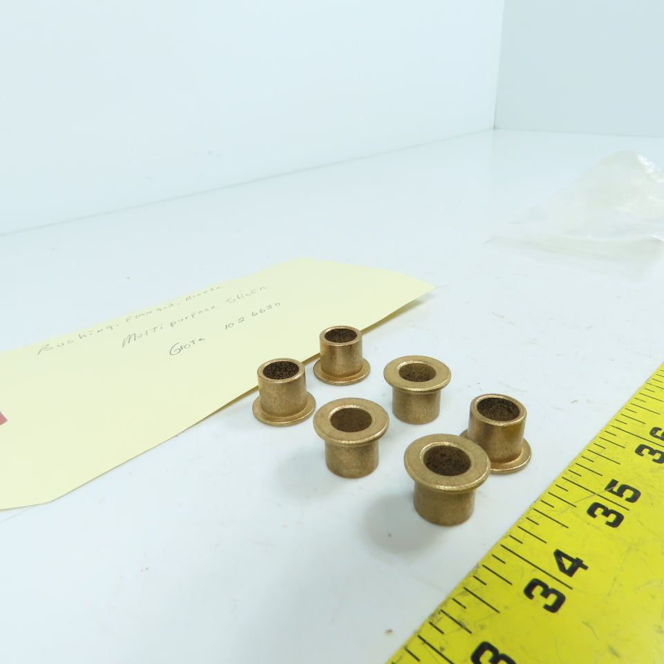 Grote 1026630 Bronze Bushing FL, .38, .50, .50 Lot Of 6