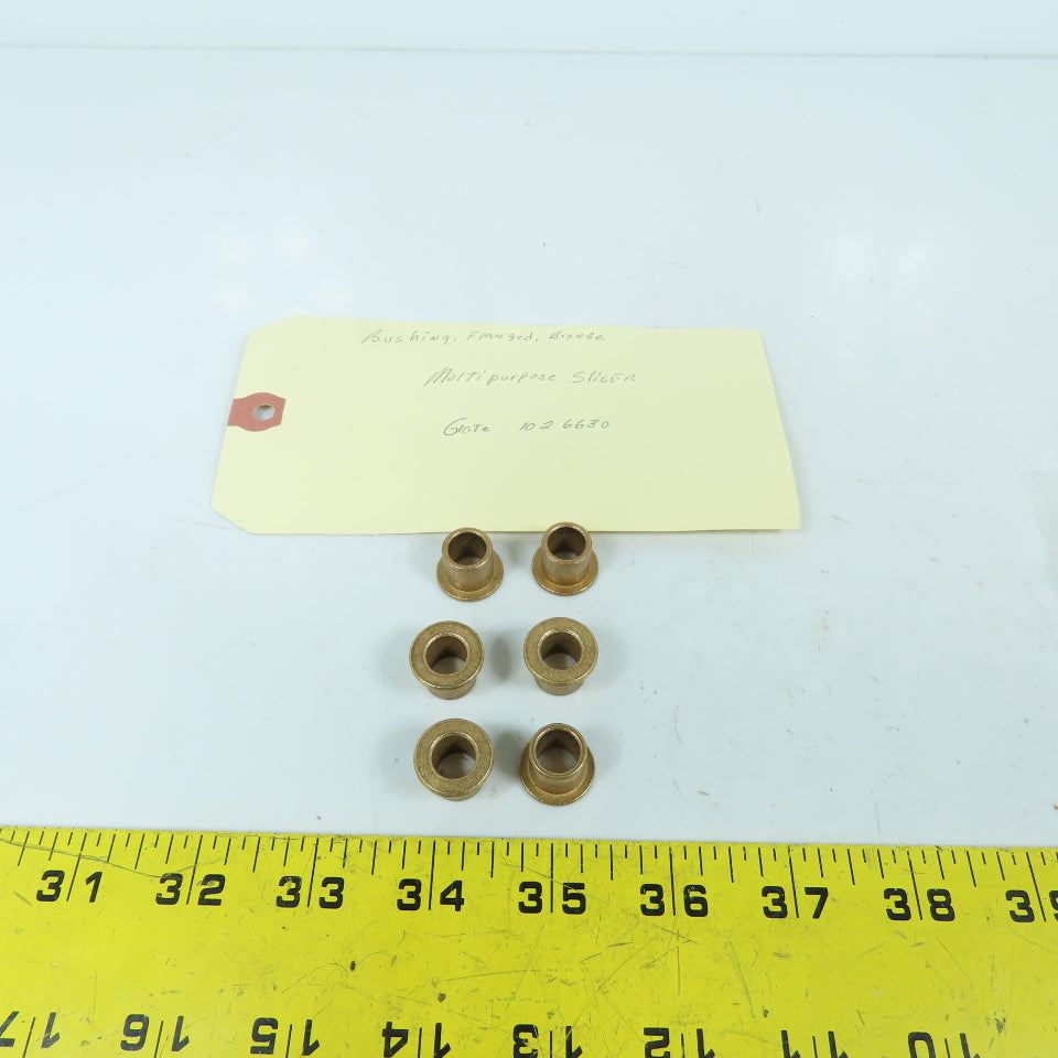 Grote 1026630 Bronze Bushing FL, .38, .50, .50 Lot Of 6