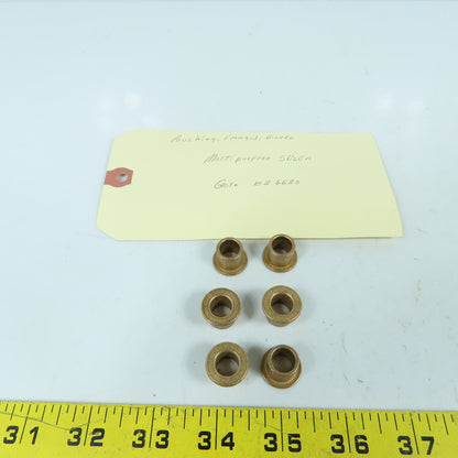 Grote 1026630 Bronze Bushing FL, .38, .50, .50 Lot Of 6