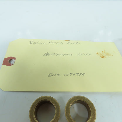 Grote 1070724 Bronze Bushing FL, .75, 1.00, .50 Lot Of 6