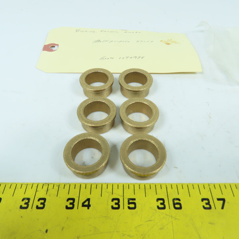 Grote 1070724 Bronze Bushing FL, .75, 1.00, .50 Lot Of 6