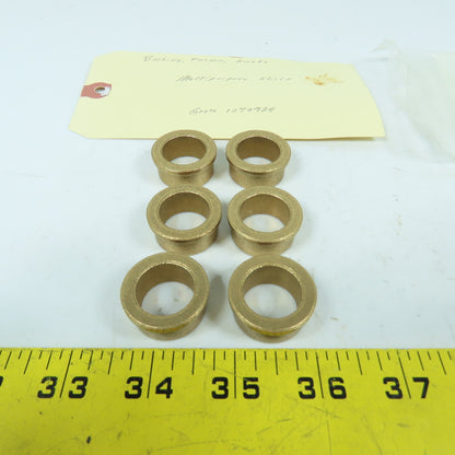 Grote 1070724 Bronze Bushing FL, .75, 1.00, .50 Lot Of 6