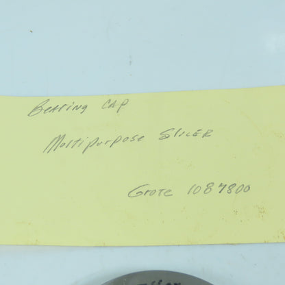 Grote 1087800 Rear Idler Pulley Bearing Cap