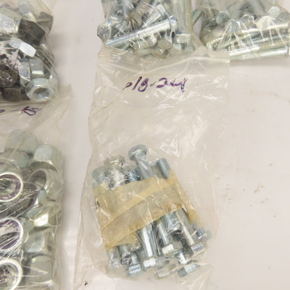 Large Lot Of Misc. Sizes & Lengths Grade 5 Bolts W/ Some 5/8" Washers 46 Lbs.