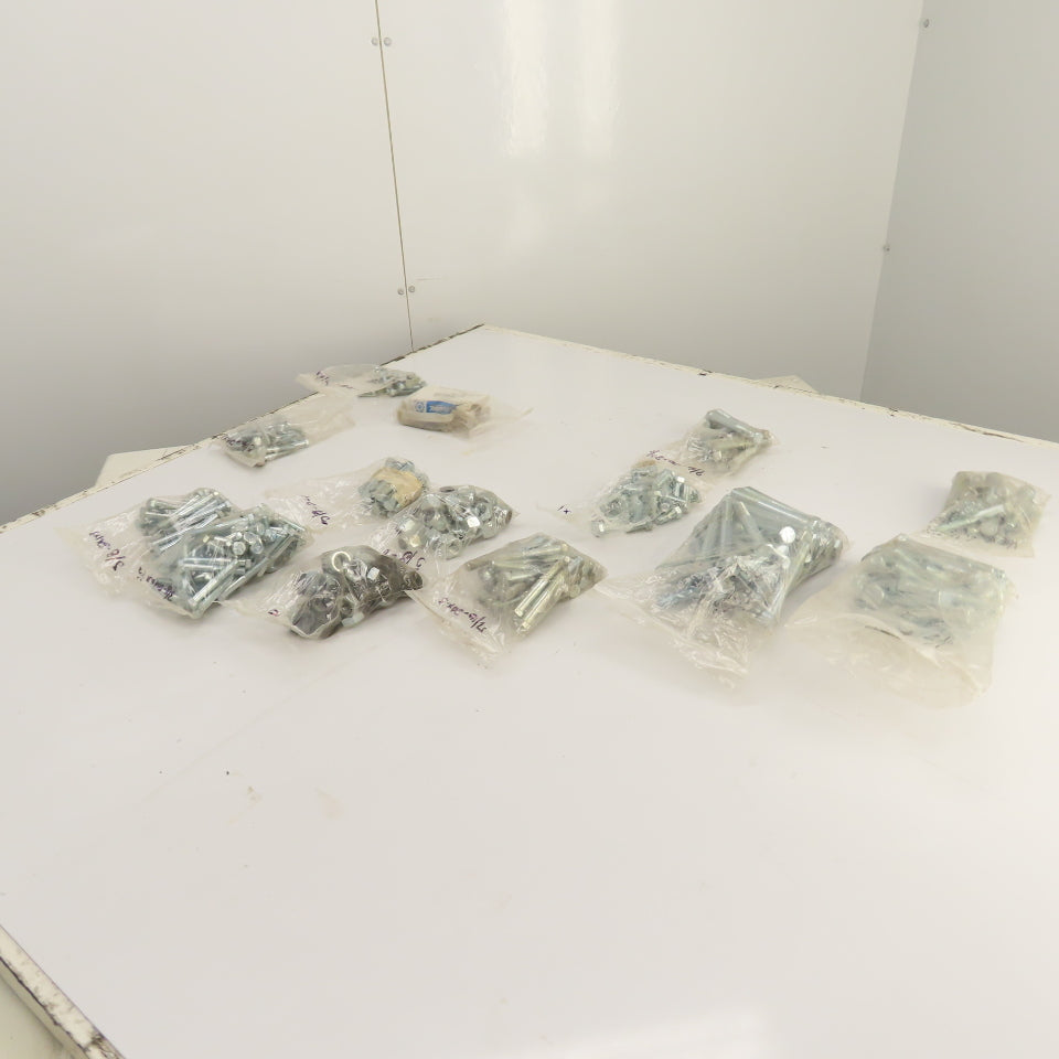 Large Lot Of Misc. Sizes & Lengths Grade 5 Bolts W/ Some 5/8" Washers 46 Lbs.