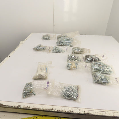 Large Lot Of Misc. Sizes & Lengths Grade 5 Bolts W/ Some 5/8" Washers 46 Lbs.