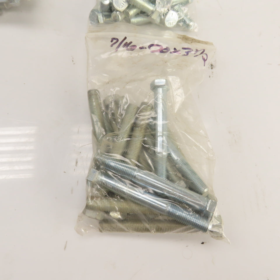 Large Lot Of Misc. Sizes & Lengths Grade 5 Bolts W/ Some 5/8" Washers 46 Lbs.