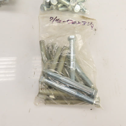 Large Lot Of Misc. Sizes & Lengths Grade 5 Bolts W/ Some 5/8" Washers 46 Lbs.