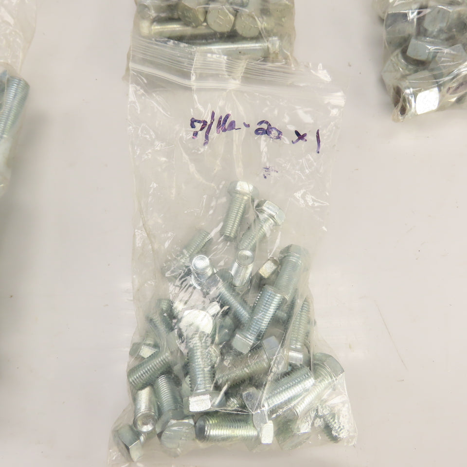 Large Lot Of Misc. Sizes & Lengths Grade 5 Bolts W/ Some 5/8" Washers 46 Lbs.
