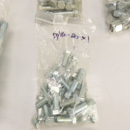 Large Lot Of Misc. Sizes & Lengths Grade 5 Bolts W/ Some 5/8" Washers 46 Lbs.