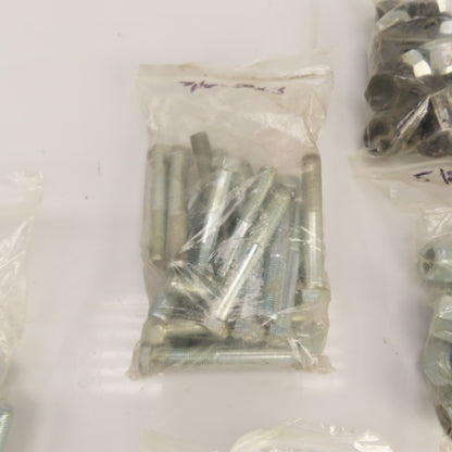 Large Lot Of Misc. Sizes & Lengths Grade 5 Bolts W/ Some 5/8" Washers 46 Lbs.