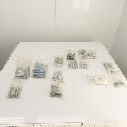 Large Lot Of Misc. Sizes & Lengths Grade 5 Bolts W/ Some 5/8" Washers 46 Lbs.