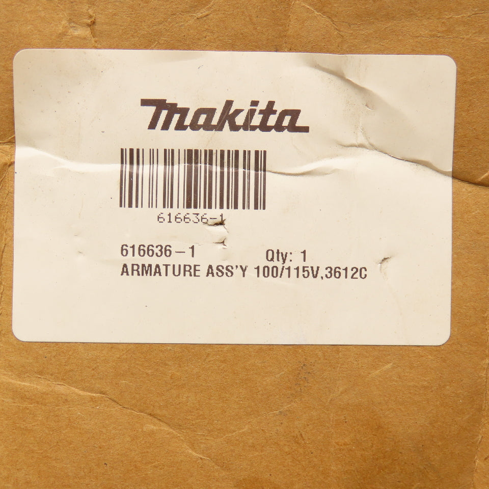 Makita 616636-1 100/115V 3612C Motor Armature Assembly