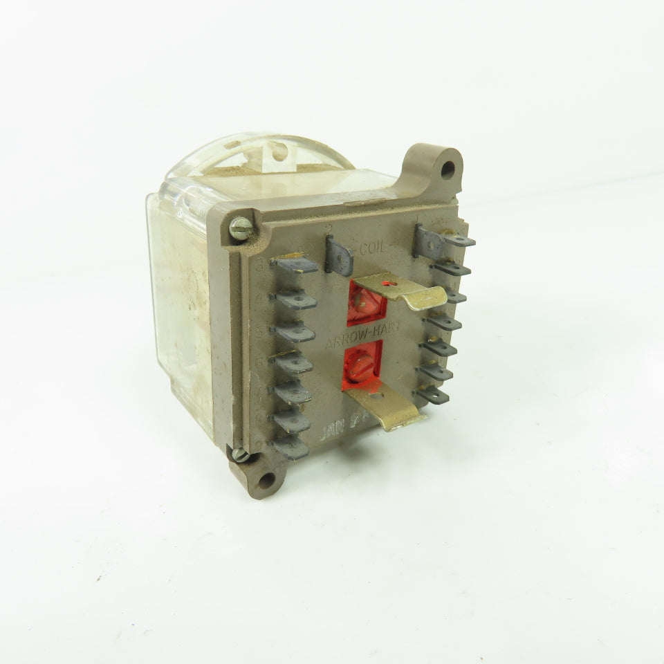 Arrow Hart MTU-004 10A 300VAC Gold Bonded Relay 110-120V Coil