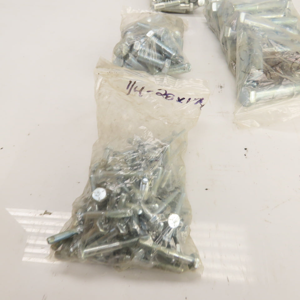 Large Lot Of Misc. Sizes & Lengths Bolts Grade 5 7/16", 5/8", 3/8" 26 Lbs.