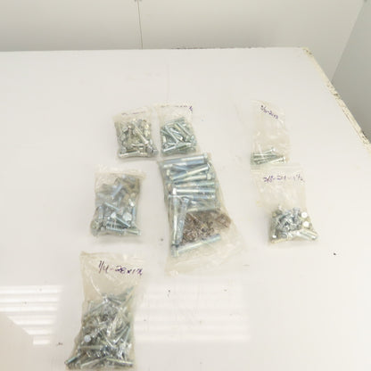 Large Lot Of Misc. Sizes & Lengths Bolts Grade 5 7/16", 5/8", 3/8" 26 Lbs.