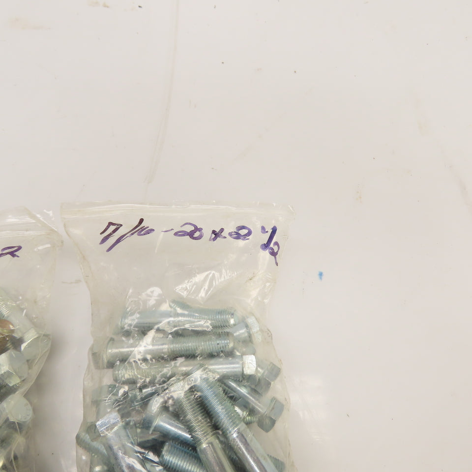 Large Lot Of Misc. Sizes & Lengths Bolts Grade 5 7/16", 5/8", 3/8" 26 Lbs.
