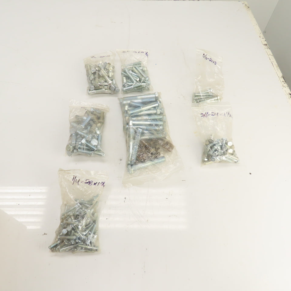 Large Lot Of Misc. Sizes & Lengths Bolts Grade 5 7/16", 5/8", 3/8" 26 Lbs.