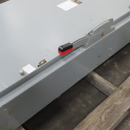 Square D H325N 400A 3-Pole Single Throw Fusible Safety Disconnect Switch 240VAC