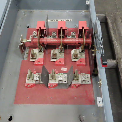 Square D H325N 400A 3-Pole Single Throw Fusible Safety Disconnect Switch 240VAC