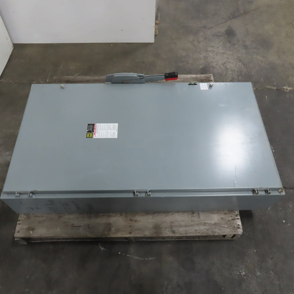 Square D H325N 400A 3-Pole Single Throw Fusible Safety Disconnect Switch 240VAC