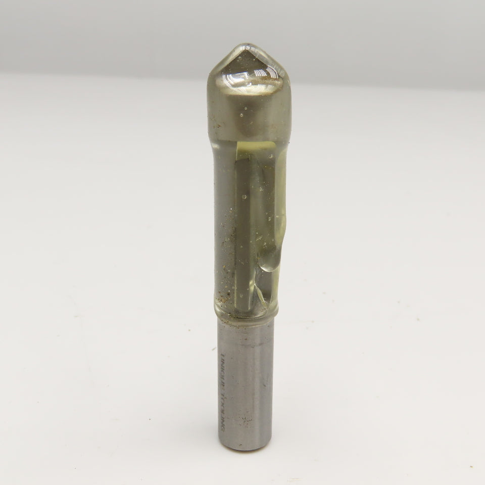 Unique Tooling 1/2" Diam. 2 Flute Straight Cut Router Bit 90° Point 3-15/32" OAL