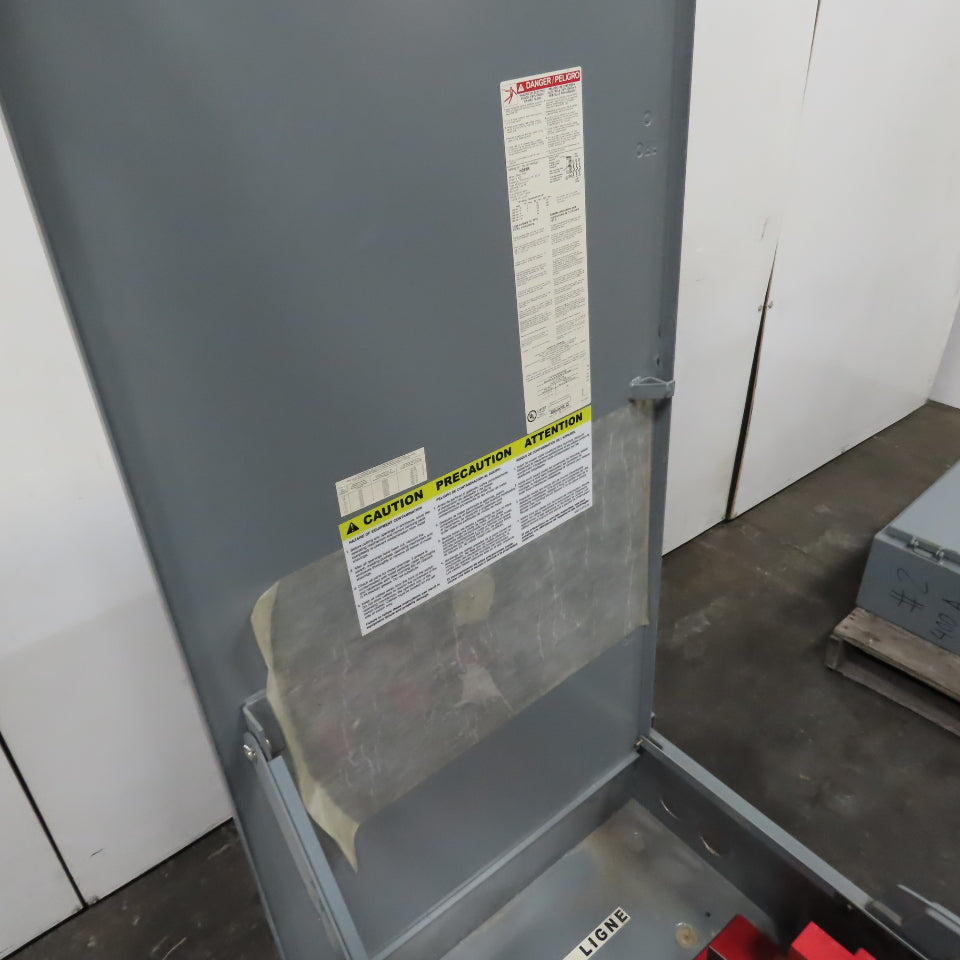 Square D H365R 400A 600VAC 3-Pole Fusible Safety Disconnect Switch 3R Enc.