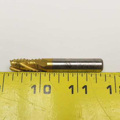 Niagara 71120 3/8" HSCO Cobalt 4 Flute Roughing End Mill Cutter 2-1/2"OAL